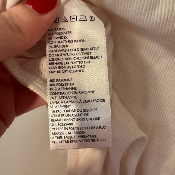 Intimately Free People White Bodysuit size large NWT - Picture 5 of 5